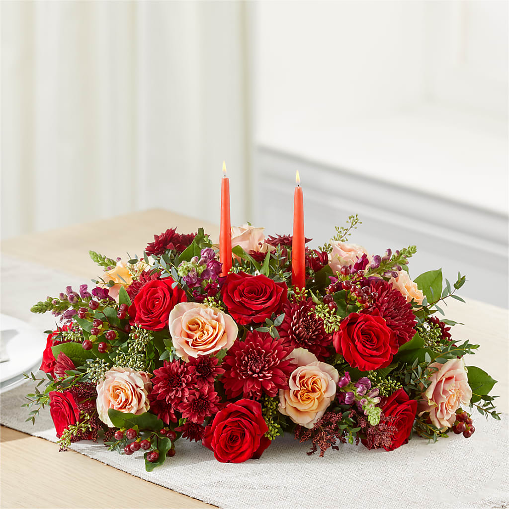 Most Thankful Centerpiece – A BEAUTIFUL DAY FLORIST WINE & GOURMET, Port Saint Lucie FL