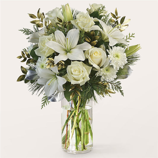 Wintry Mix Bouquet – A BEAUTIFUL DAY FLORIST WINE & GOURMET, Port Saint Lucie FL