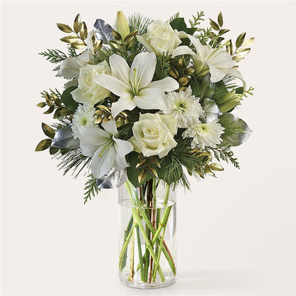 Wintry Mix Bouquet – A BEAUTIFUL DAY FLORIST WINE & GOURMET, Port Saint Lucie FL