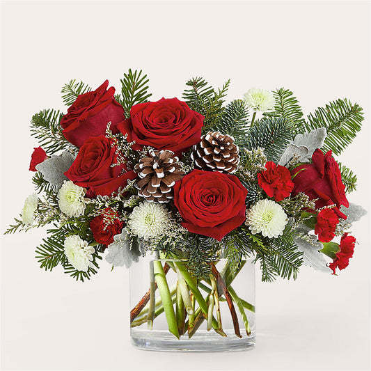 Yule Cheer Bouquet – A BEAUTIFUL DAY FLORIST WINE & GOURMET, Port Saint Lucie FL