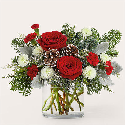 Yule Cheer Bouquet – A BEAUTIFUL DAY FLORIST WINE & GOURMET, Port Saint Lucie FL