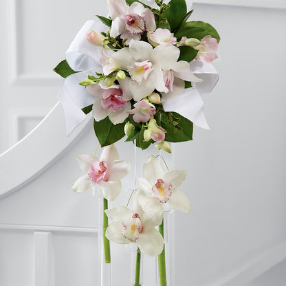 Perfect Entrance Pew Arrangement – A BEAUTIFUL DAY FLORIST WINE & GOURMET, Port Saint Lucie FL