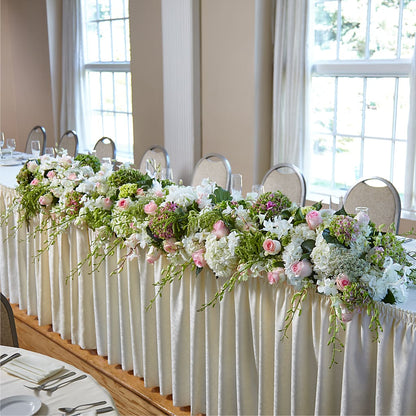 State of Joy Head Table Arrangement – A BEAUTIFUL DAY FLORIST WINE & GOURMET, Port Saint Lucie FL