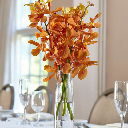 Orange Mokara Bud Vase – A BEAUTIFUL DAY FLORIST WINE & GOURMET, Port Saint Lucie FL